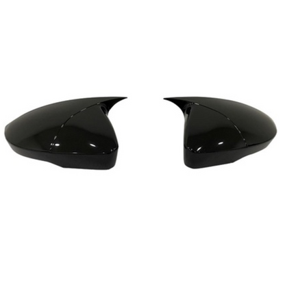 Skoda Octavia 2013-2020 Tapa de Espejo Retrovisor Batman Murciélago Negro Piano Plástico ABS