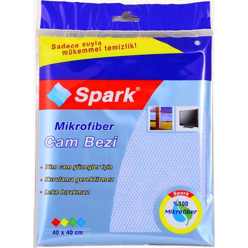 SPARK Paño de microfibra para cristales y limpieza general