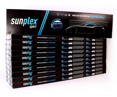 SUNPLEX Ford Focus 3 Hb/Sedan 2011-2017 Deflectores Deportivos de Ventana 4 Piezas