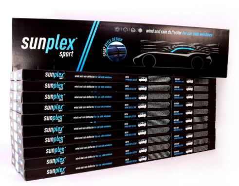 SUNPLEX Renault Megane 4 Sedán 2016 y posteriores Deflectores de Ventana Deportivos 4 pzs.