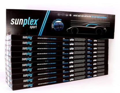 SUNPLEX Renault Megane 4 Sedán 2016 y posteriores Deflectores de Ventana Deportivos 4 pzs.