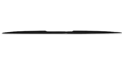 SUNPLEX Alerón Maletero Peugeot 301, Tira Maletero Negro Piano