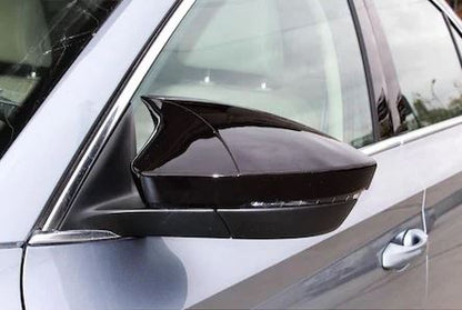 Skoda SuperB Mk3 2015-2021 Tapa de espejo Batman Bat Piano Negro Plástico ABS