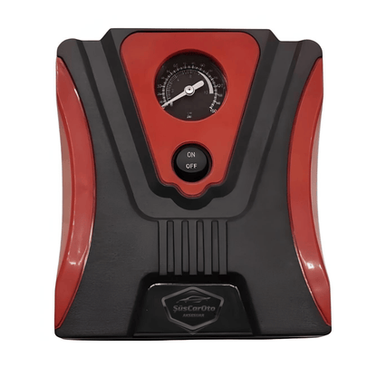 Taşınabilir Oto Hava Kompresörü Araç Hava Pompası 12V Mini Lastik Bot Şişirme Çakmaklık Girişli Basınç Göstergeli 150 PSİ 60W