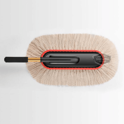 Teleskopik Uzun Saplı Cilalı Araba Temizleme Püskülü 1.Sınıf Oto Toz Alma Fırçası Detay Mopu Mikrofiber Çizmez Pamuk İplik