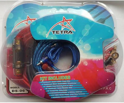 Cable de amplificador completo Tetra de calibre 6, grueso, de calidad y profesional