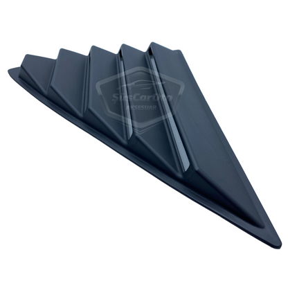 Rejilla de ventilación de ventana de mariposa Tofaş Şahin Doğan Kartal, visera de ventana de mariposa, juego de ventilación derecha e izquierda, negro mate, 2 piezas