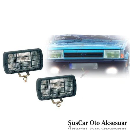 Kit de 2 faros antiniebla blancos Tofaş Şahin Kartal Doğan Slx