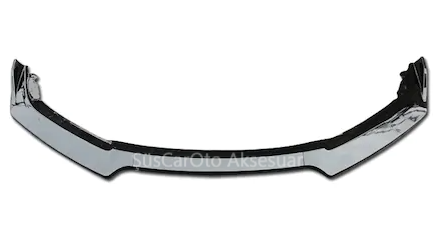 Toyota Auris Flexible 3 Piezas ABS Labio Negro Piano con Aletas