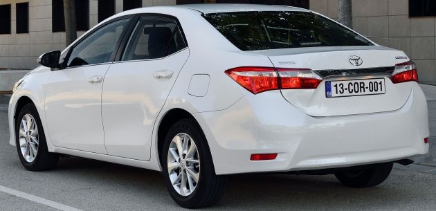 Toyota Corolla 13-18 Sedán Spoiler para Maletero Blanco Brillante