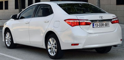 Toyota Corolla 13-18 Sedán Spoiler para Maletero Blanco Brillante