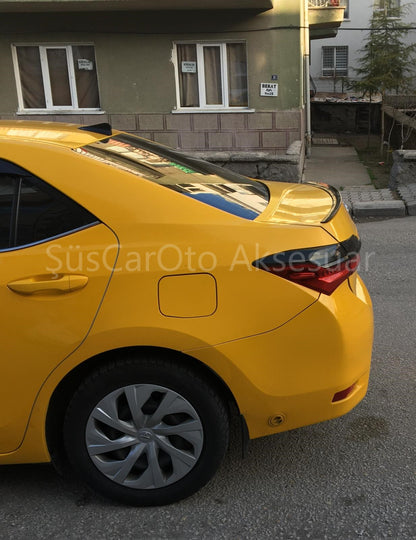 Spoiler de maletero piano black para Toyota Corolla 2013-2018 Sedán