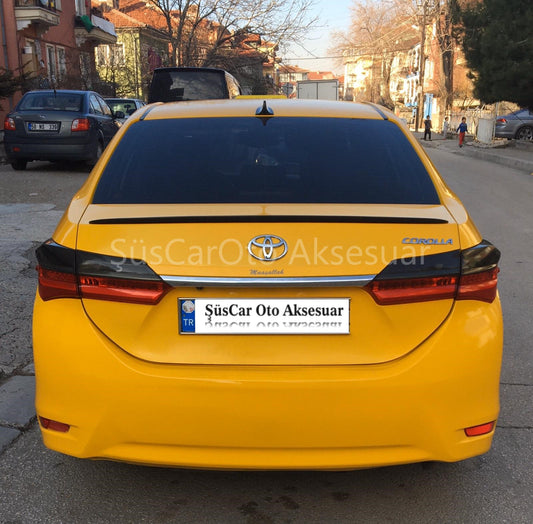 Spoiler de maletero piano black para Toyota Corolla 2013-2018 Sedán