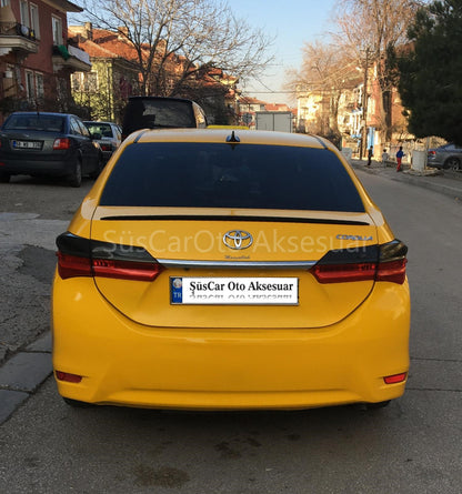 Spoiler de maletero piano black para Toyota Corolla 2013-2018 Sedán