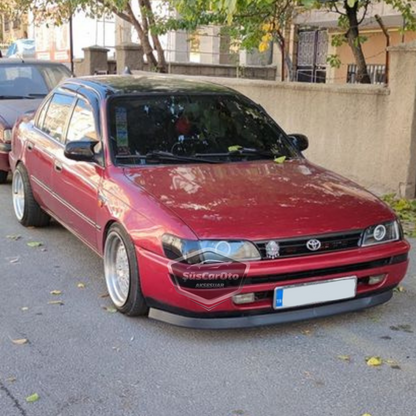 Lip flexible delantero Astra H universal compatible con Toyota Corolla AE101 Legend Body 1991-1998, 2 piezas, extensión de parachoques delantero
