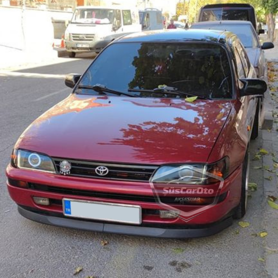 Lip flexible delantero Astra H universal compatible con Toyota Corolla AE101 Legend Body 1991-1998, 2 piezas, extensión de parachoques delantero