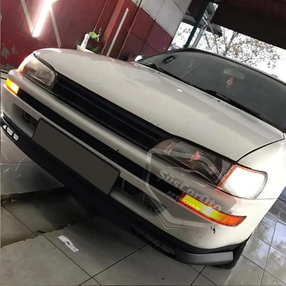 Toyota Corolla AE101 Chasis Leyenda 1991-1998 Lip Universal Flexible Delantero Laguna 2 Piezas Separador Spoiler Paragolpes Delantero