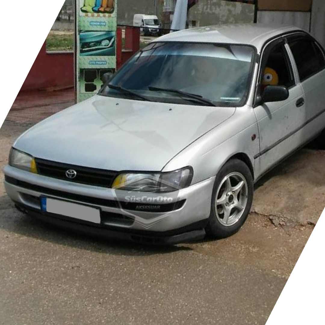 Toyota Corolla AE101 Chasis Leyenda 1991-1998 Lip Universal Flexible Delantero Laguna 2 Piezas Separador Spoiler Paragolpes Delantero