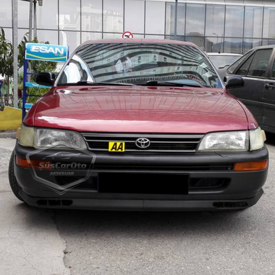 Toyota Corolla AE101 Chasis Leyenda 1991-1998 Lip Universal Flexible Delantero Laguna 2 Piezas Separador Spoiler Paragolpes Delantero
