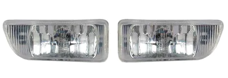 Carub Faro antiniebla tipo Toyota, modelo "Legendary Chassis", 12V, blanco, 2 unidades (con certificado Emark)