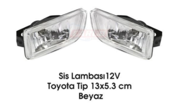 Carub Faro antiniebla tipo Toyota, modelo "Legendary Chassis", 12V, blanco, 2 unidades (con certificado Emark)