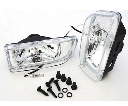 Carub Faro antiniebla tipo Toyota, modelo "Legendary Chassis", 12V, blanco, 2 unidades (con certificado Emark)