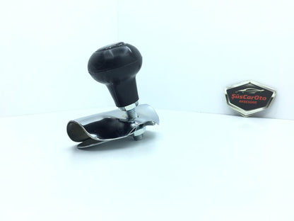 Pomo giratorio de metal para volante con logotipo de TYPER