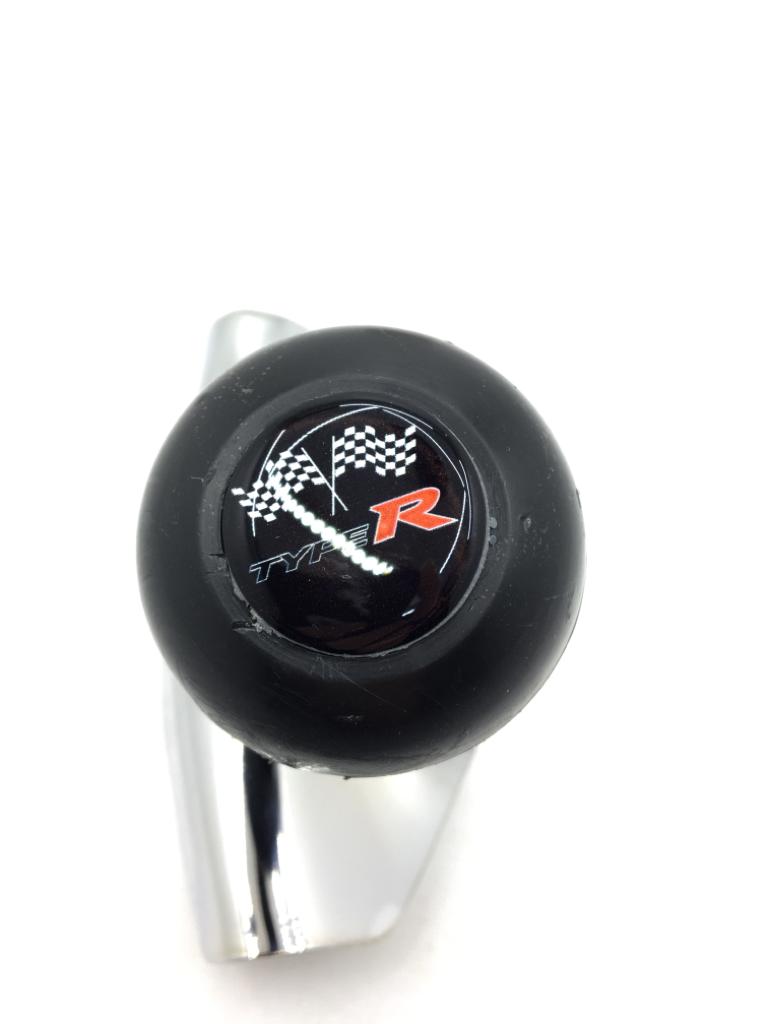Pomo giratorio de metal para volante con logotipo de TYPER