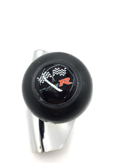Pomo giratorio de metal para volante con logotipo de TYPER