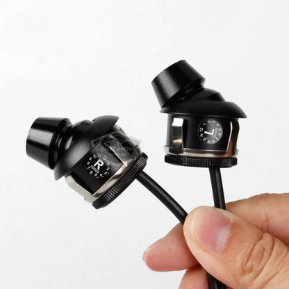 Luz de día LED universal para coche, espejo de coche, Angel LED, alas de ángel para coche, blanco, 12 voltios