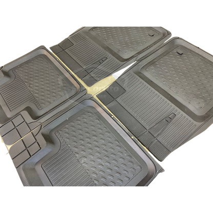 Alfombrillas 3D para piscina, universales, 5 piezas, compatibles con todos los vehículos, recortables, negras