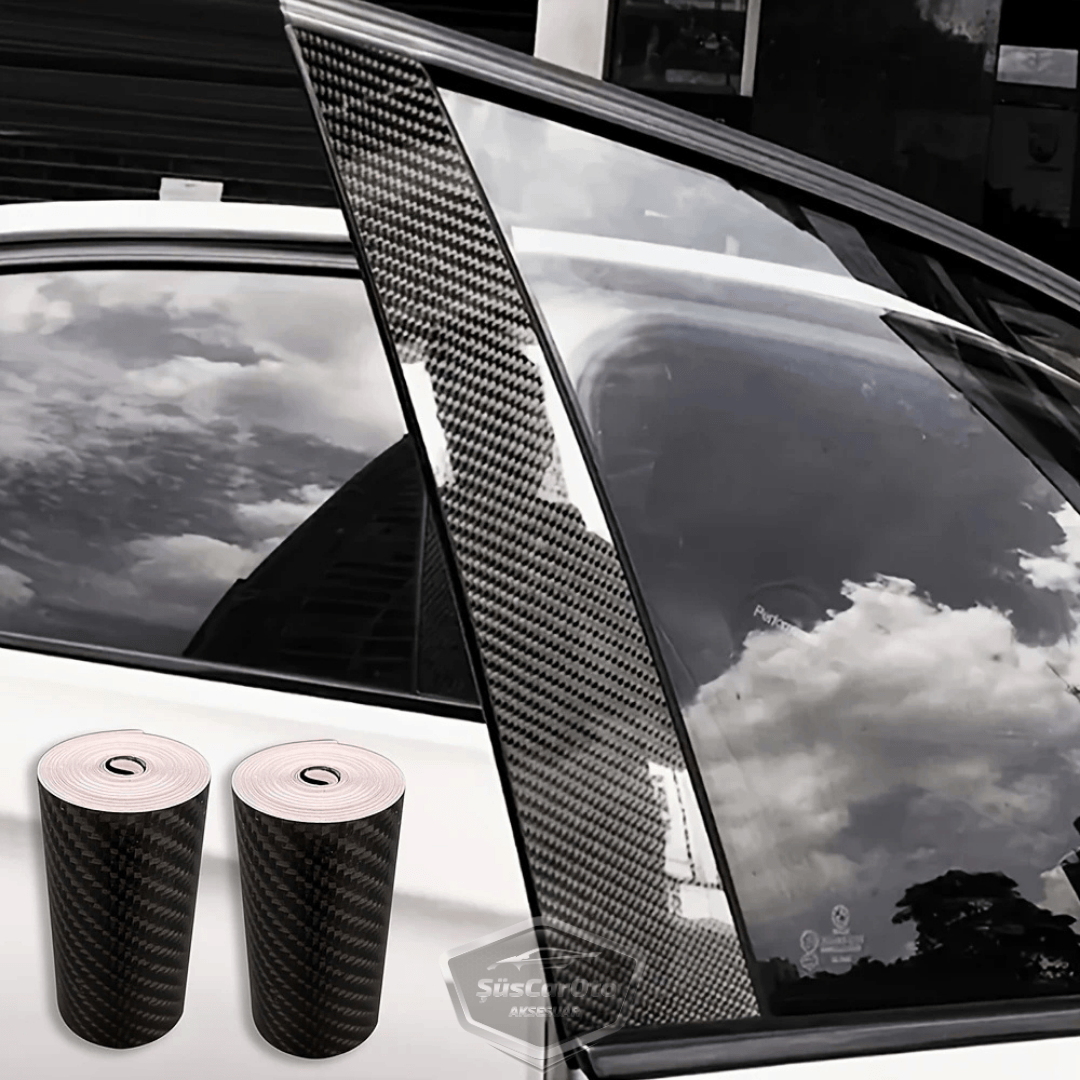 Cinta Protectora Universal de Umbral de Puerta de Coche 5D de Carbono Negro, Lámina de Protección de Umbral de Parachoques Trasero, Adhesivo Original con Canales de Aire, Importado, Protección Multiusos para Parachoques, 5 Metros ONP314