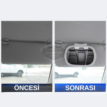 Espejo Universal para Parasol de Coche con LED, Espejo Interior de Coche, Tipo Clip, Táctil, Recargable, Iluminado, Espejo de Maquillaje para Coche, Alta Claridad, Blanco
