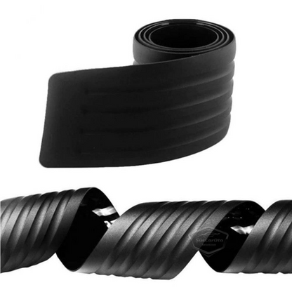 Protector de umbral de parachoques trasero universal, compatible con todos los vehículos, protector de umbral de puerta de maletero, tira de goma negra ONP95