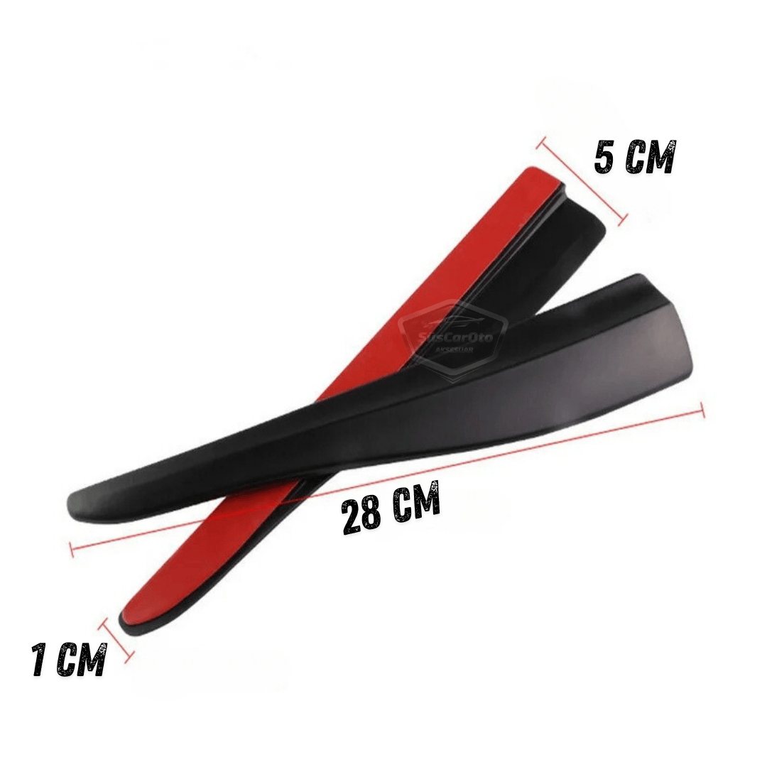Universal - Protector flexible para esquinas de parachoques, banda protectora para parachoques, tira suave de 2 piezas, color blanco, 28 cm, ONP489