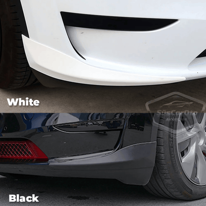 Protector de esquina universal flexible para parachoques, tira protectora de esquina para parachoques, cinta suave, 2 piezas, blanco, 35 cm, ONP487