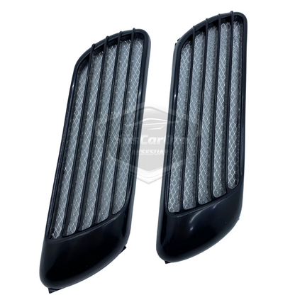 Universal Rejilla de ventilación superior de capó adaptable a cualquier vehículo Venti Universal Air Scoop Peugeot 206 Tipo 2 piezas NKT554