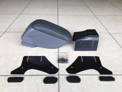 Reposabrazos Universal Deslizante para Coche, Apoyabrazos Gris