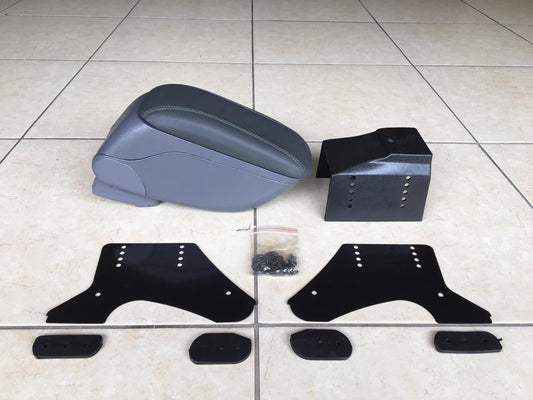 Reposabrazos Universal Deslizante para Coche, Apoyabrazos Gris