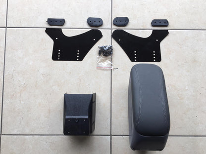 Reposabrazos Universal Deslizante para Coche, Apoyabrazos Gris