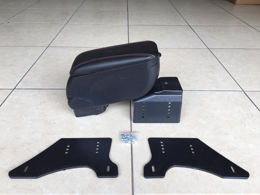 Reposabrazos Universal Deslizante para Coche Negro ECO