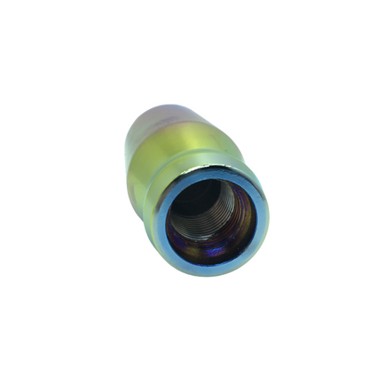 Pomo de palanca de cambios manual de carreras de aleación de aluminio Neo Chrome Camaleón con apariencia deportiva de metal universal ONV25