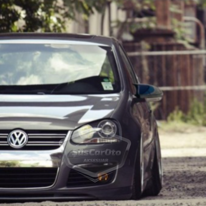 Vw Golf 5 2003-2009 Cubierta de espejo de murciélago Batman Piano Black Plástico ABS