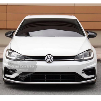 Vw Golf 7 7.5 2012-2020 Tapa de Espejo de Batman Murciélago Piano Black Plástico ABS