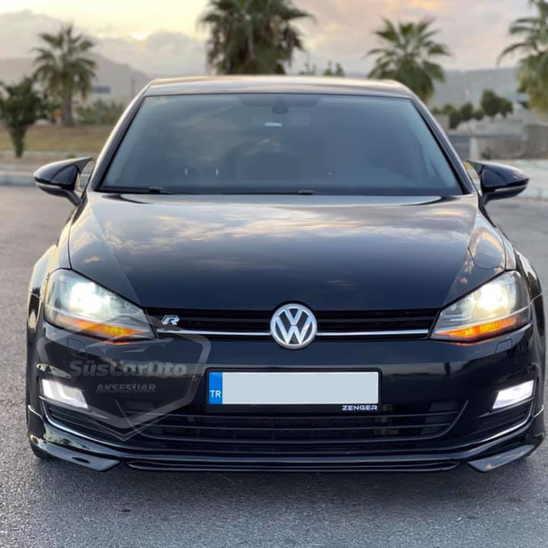 Vw Golf 7 7.5 2012-2020 Tapa de Espejo de Batman Murciélago Piano Black Plástico ABS