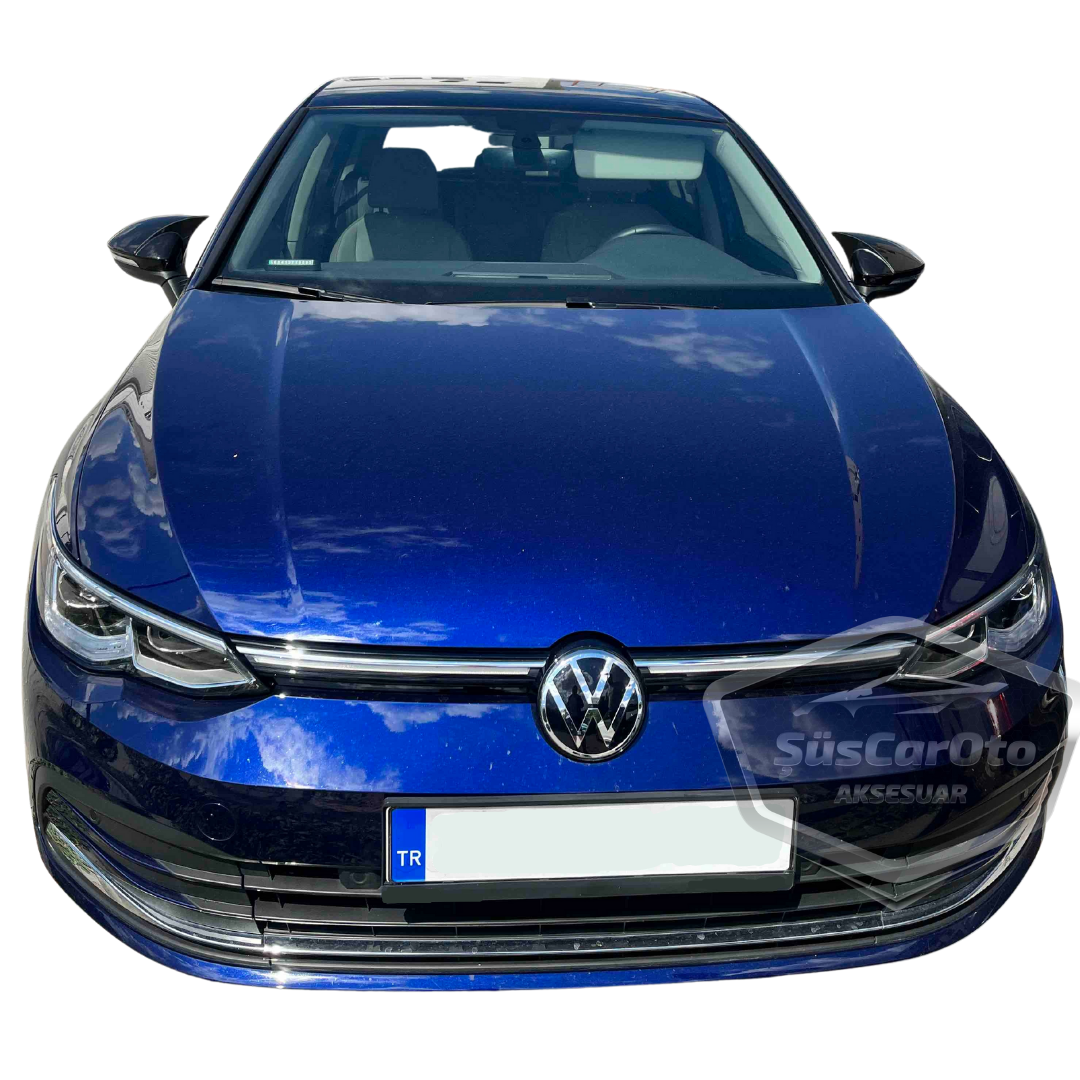 Cubierta de espejo Batman Murciélago compatible con VW Golf 8 2019 y posteriores, plástico ABS negro piano