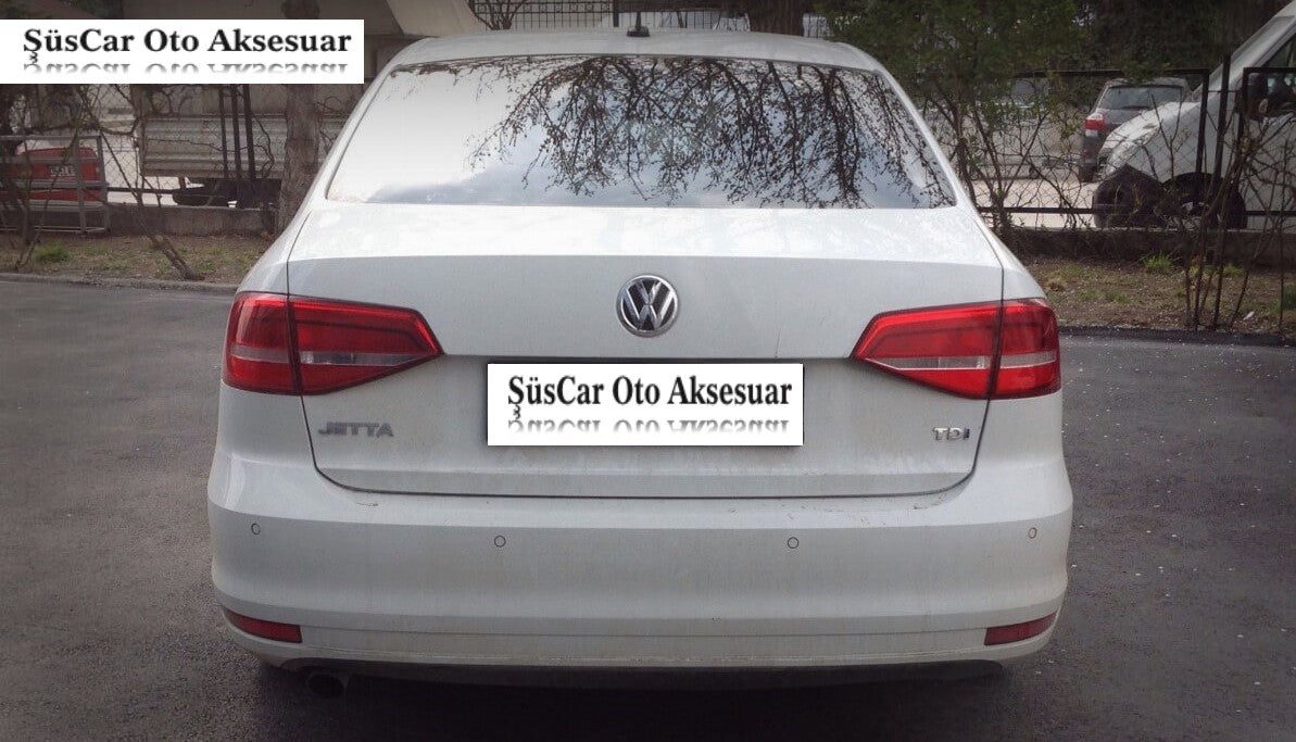 Spoiler de maletero blanco brillante para Volkswagen Jetta 2011 en adelante