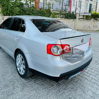 VW Jetta MK5 2005-2010 Spoiler Superior de Maletero Embellecedor Negro Piano Brillante