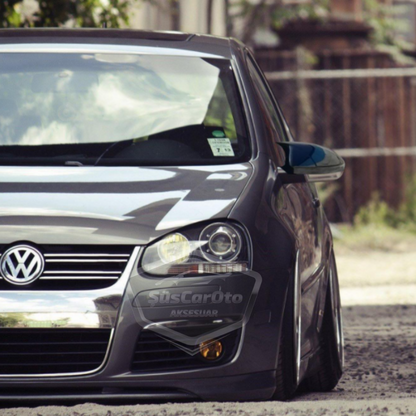 Vw Jetta MK5 2005-2010 Tapa de Espejo Murciélago Batman Plástico ABS Negro Piano