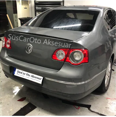 Volkswagen Passat B6 Alerón de Maletero Embellecedor de Maletero Negro Piano